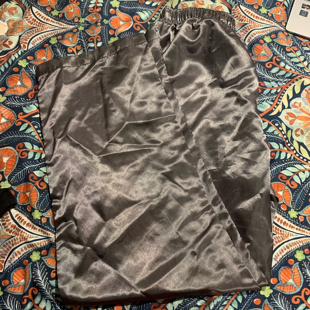 Men’s Satin Lounge Pajama Pants